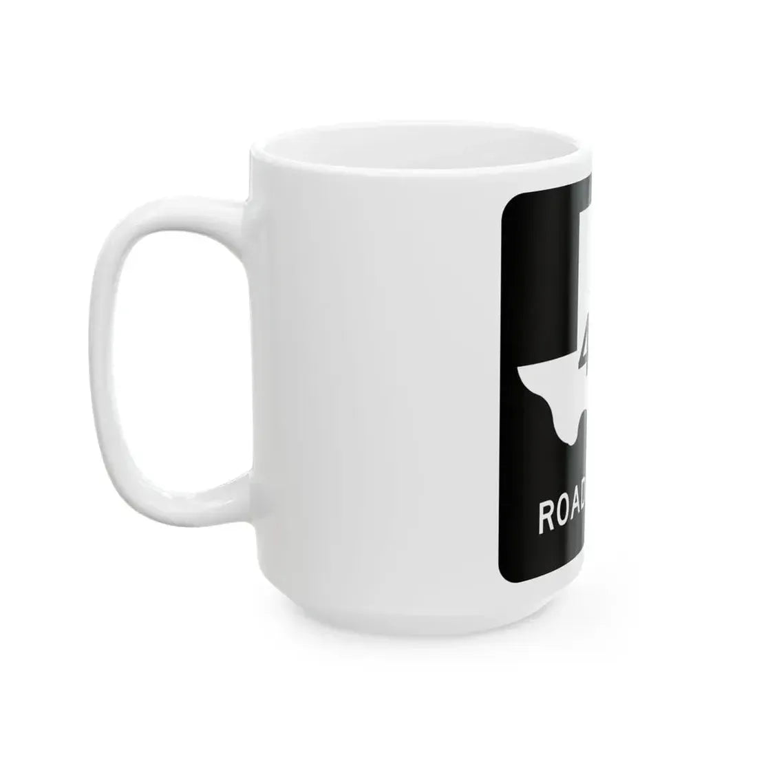 Texas FM 4668 (Texas) (Road Sign) White Coffee Mug - Go Mug Yourself