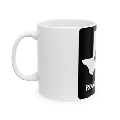 Texas FM 4684 (Texas) (Road Sign) White Coffee Mug - Go Mug Yourself