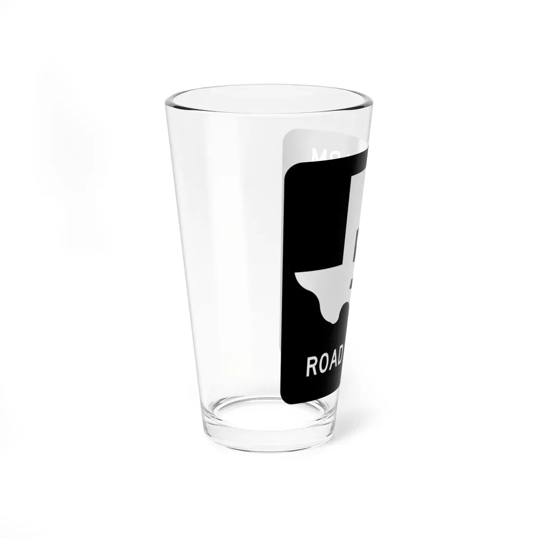 Texas FM 50 (Texas) (Road Sign) Pint Glass 16oz - Go Mug Yourself
