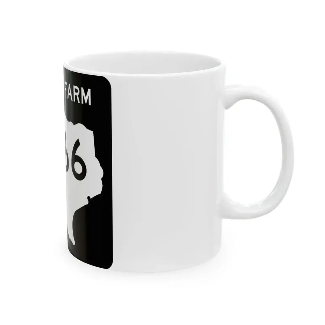 Texas FM 666 (Texas) (Road Sign) White Coffee Mug - Go Mug Yourself