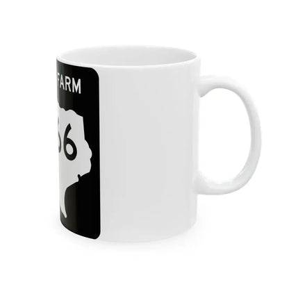 Texas FM 666 (Texas) (Road Sign) White Coffee Mug - Go Mug Yourself