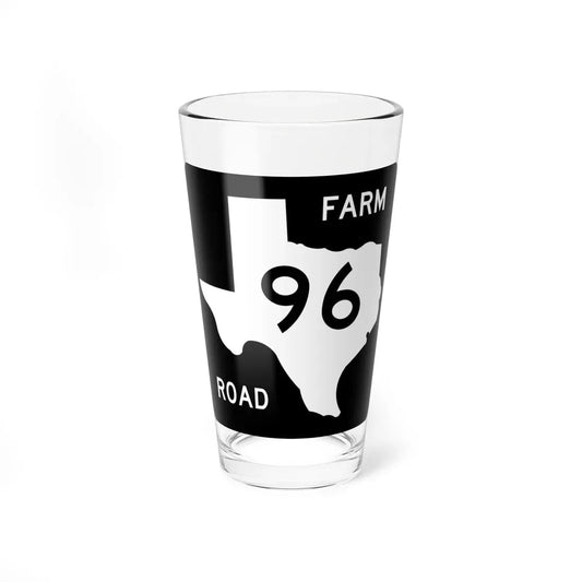 Texas FM 96 (Texas) (Road Sign) Pint Glass 16oz 16oz - Go Mug Yourself