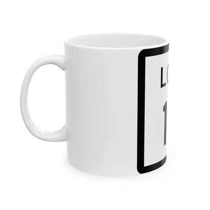 Texas Loop 10 (Texas) (Road Sign) White Coffee Mug - Go Mug Yourself