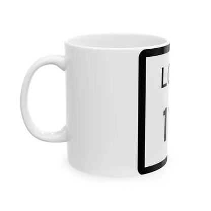Texas Loop 113 (Texas) (Road Sign) White Coffee Mug - Go Mug Yourself