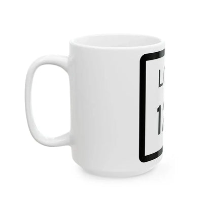Texas Loop 124 (Texas) (Road Sign) White Coffee Mug - Go Mug Yourself