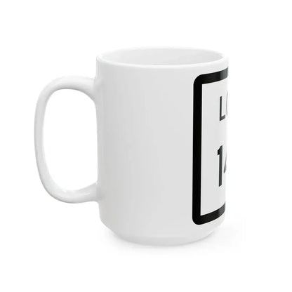 Texas Loop 146 (Texas) (Road Sign) White Coffee Mug - Go Mug Yourself