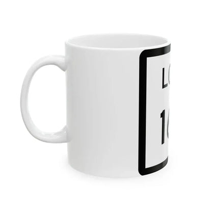 Texas Loop 162 (Texas) (Road Sign) White Coffee Mug - Go Mug Yourself