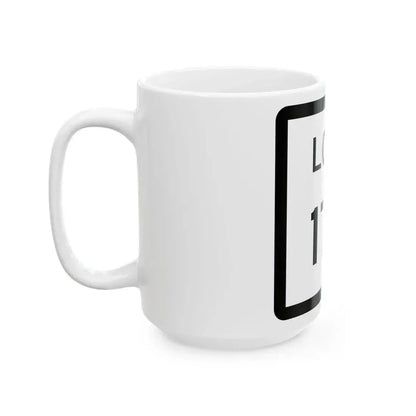 Texas Loop 174 (Texas) (Road Sign) White Coffee Mug - Go Mug Yourself