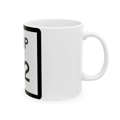 Texas Loop 182 (Texas) (Road Sign) White Coffee Mug - Go Mug Yourself