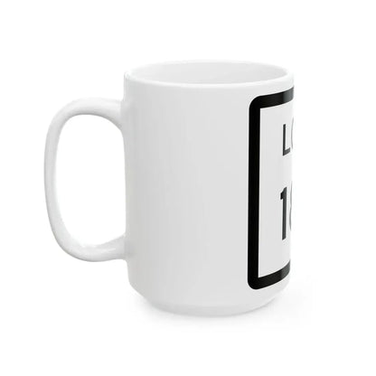 Texas Loop 183 (Texas) (Road Sign) White Coffee Mug - Go Mug Yourself