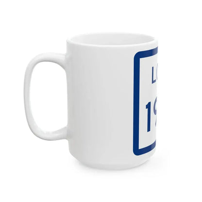 Texas Loop 1910 (Texas) (Road Sign) White Coffee Mug - Go Mug Yourself