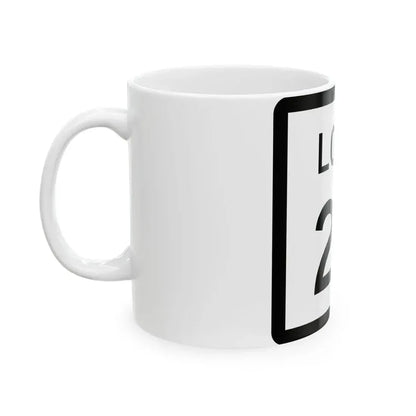 Texas Loop 27 (Texas) (Road Sign) White Coffee Mug - Go Mug Yourself