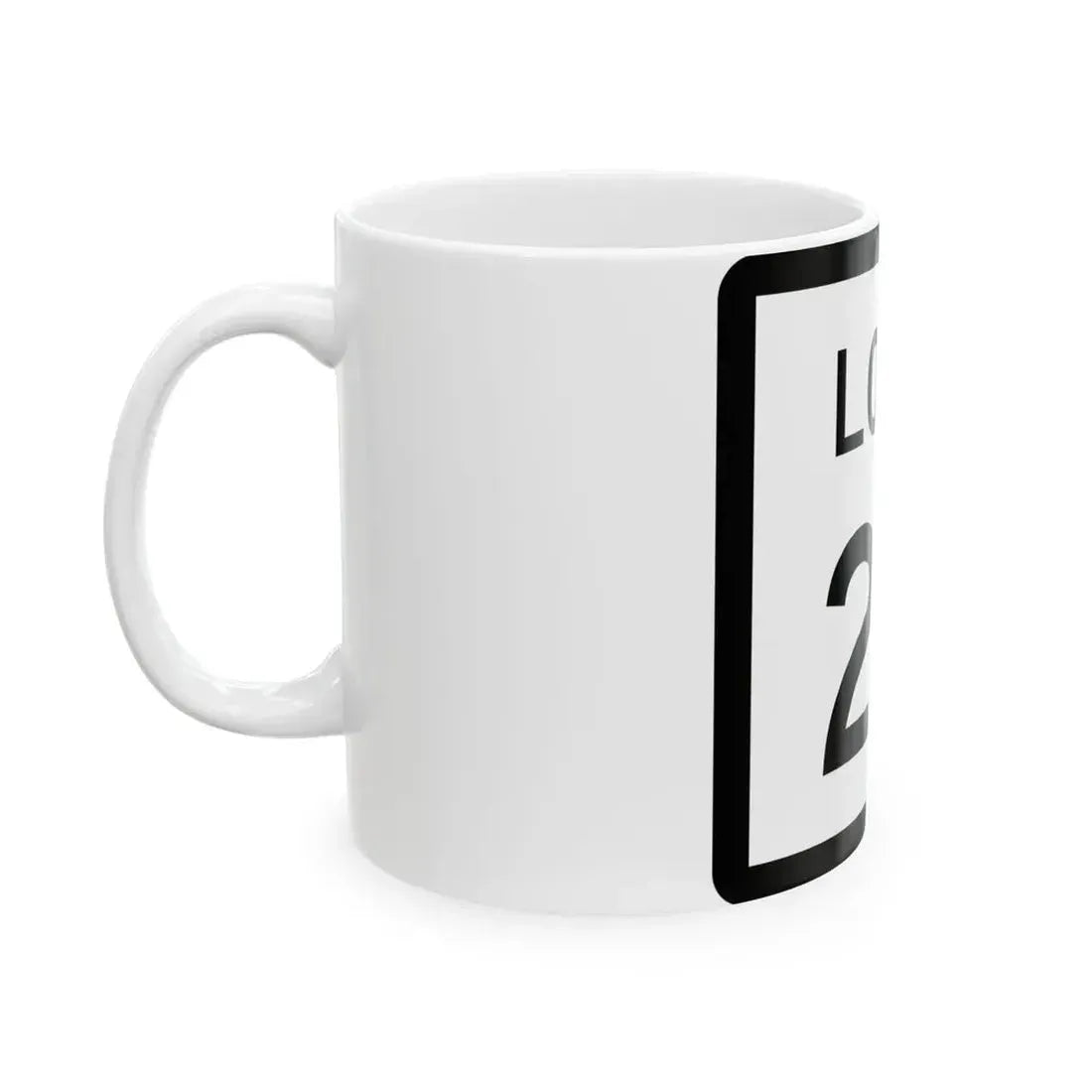Texas Loop 29 (Texas) (Road Sign) White Coffee Mug - Go Mug Yourself