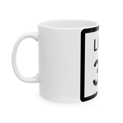 Texas Loop 33 (Texas) (Road Sign) White Coffee Mug - Go Mug Yourself