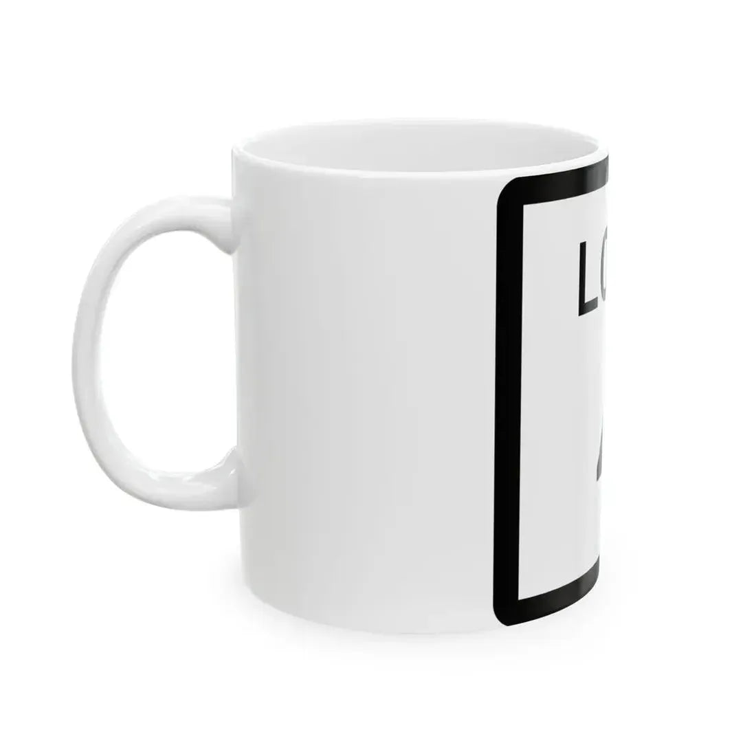 Texas Loop 4 (Texas) (Road Sign) White Coffee Mug - Go Mug Yourself