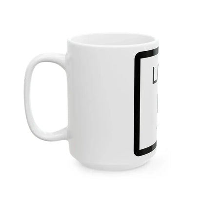 Texas Loop 5 (Texas) (Road Sign) White Coffee Mug - Go Mug Yourself