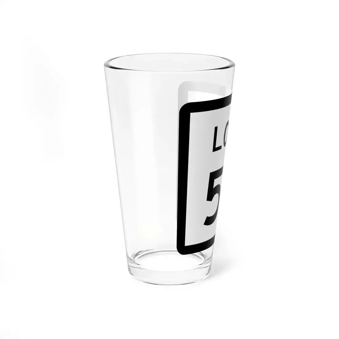 Texas Loop 50 (Texas) (Road Sign) Pint Glass 16oz - Go Mug Yourself