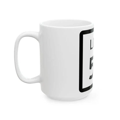 Texas Loop 58 (Texas) (Road Sign) White Coffee Mug - Go Mug Yourself