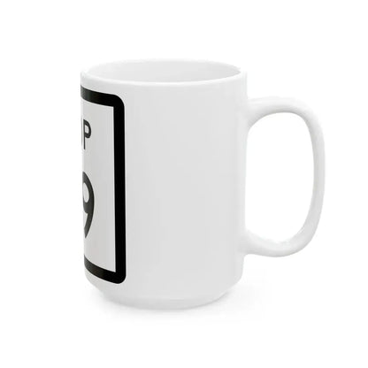 Texas Loop 59 (Texas) (Road Sign) White Coffee Mug - Go Mug Yourself