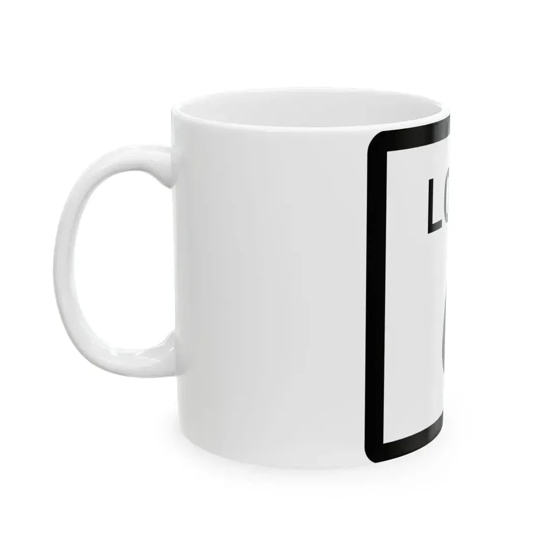 Texas Loop 6 (Texas) (Road Sign) White Coffee Mug - Go Mug Yourself