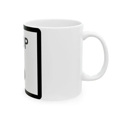 Texas Loop 6 (Texas) (Road Sign) White Coffee Mug - Go Mug Yourself