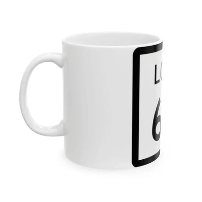 Texas Loop 60 (Texas) (Road Sign) White Coffee Mug - Go Mug Yourself
