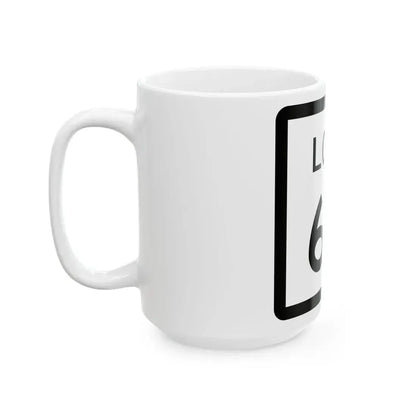 Texas Loop 60 (Texas) (Road Sign) White Coffee Mug - Go Mug Yourself