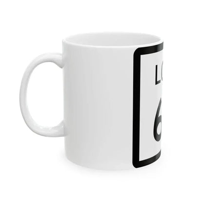 Texas Loop 63 (Texas) (Road Sign) White Coffee Mug - Go Mug Yourself
