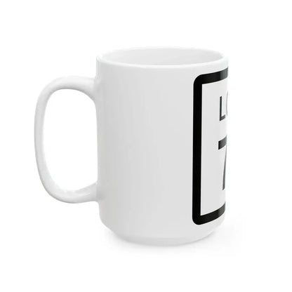 Texas Loop 73 (Texas) (Road Sign) White Coffee Mug - Go Mug Yourself