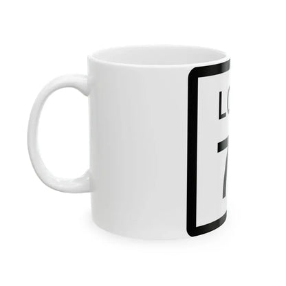 Texas Loop 77 (Texas) (Road Sign) White Coffee Mug - Go Mug Yourself