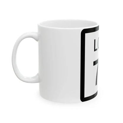 Texas Loop 79 (Texas) (Road Sign) White Coffee Mug - Go Mug Yourself