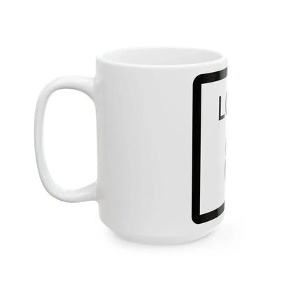 Texas Loop 8 (Texas) (Road Sign) White Coffee Mug - Go Mug Yourself