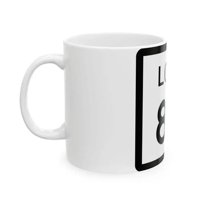 Texas Loop 82 (Texas) (Road Sign) White Coffee Mug - Go Mug Yourself