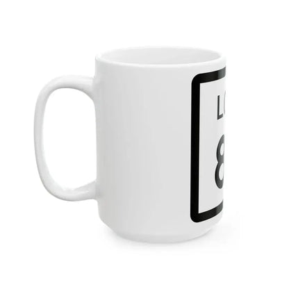Texas Loop 82 (Texas) (Road Sign) White Coffee Mug - Go Mug Yourself