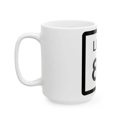 Texas Loop 88 (Texas) (Road Sign) White Coffee Mug - Go Mug Yourself