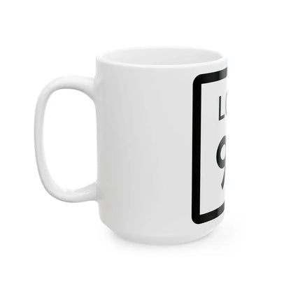 Texas Loop 90 (Texas) (Road Sign) White Coffee Mug - Go Mug Yourself