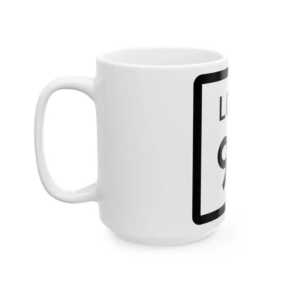 Texas Loop 94 (Texas) (Road Sign) White Coffee Mug - Go Mug Yourself