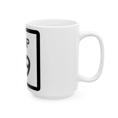 Texas Loop 99 (Texas) (Road Sign) White Coffee Mug - Go Mug Yourself