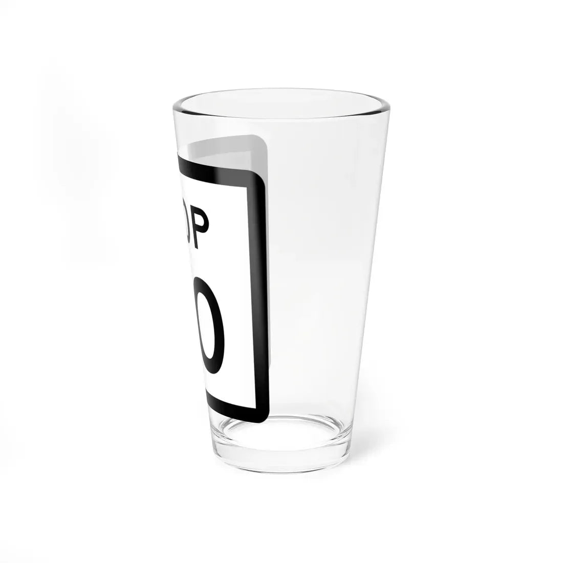 Texas Loop XX (Texas) (Road Sign) Pint Glass 16oz - Go Mug Yourself