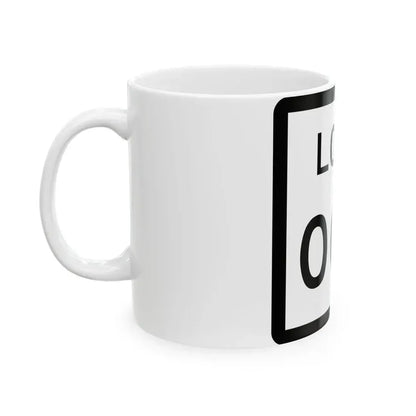 Texas Loop XXX (Texas) (Road Sign) White Coffee Mug - Go Mug Yourself