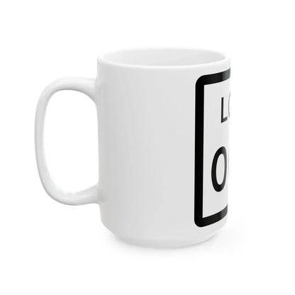 Texas Loop XXX (Texas) (Road Sign) White Coffee Mug - Go Mug Yourself