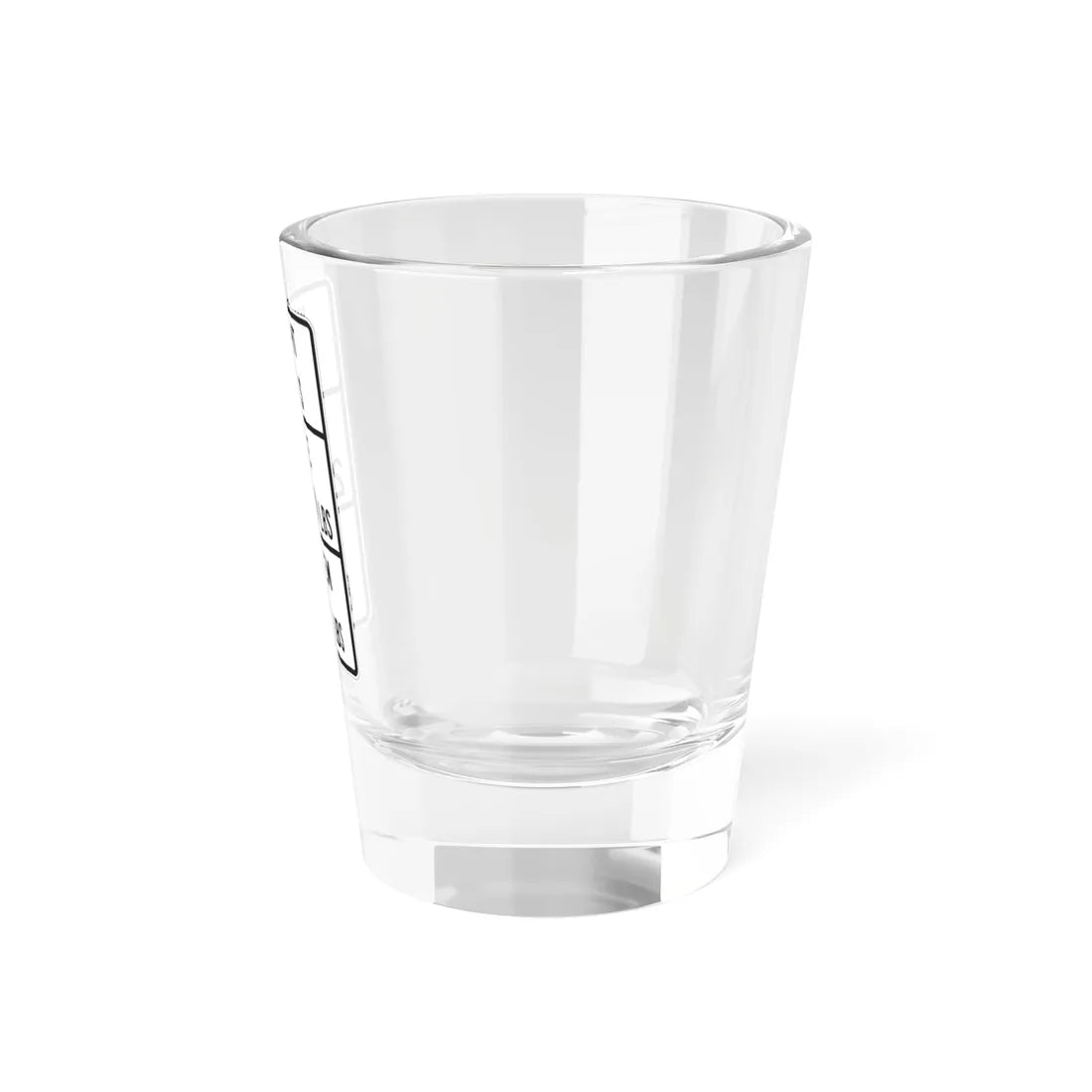 Texas MUTCD R12-4aT template (Texas) (Road Sign) Shot Glass 1.5oz - Go Mug Yourself