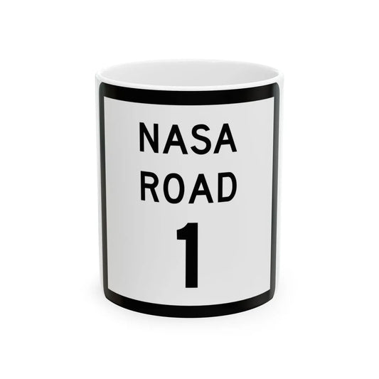 Texas NASA Road 1 (Texas) (Road Sign) White Coffee Mug 11oz - Go Mug Yourself