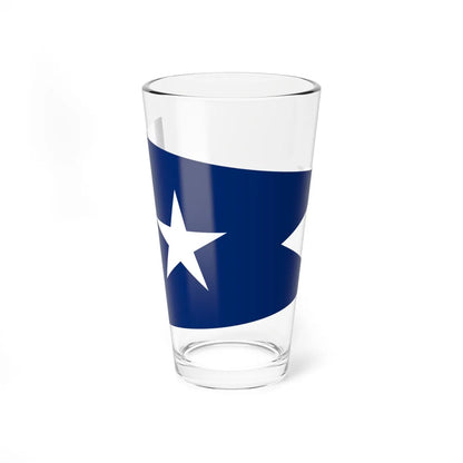 Texas Navy Broad Pennant of a Commodore (United States) Pint Glass 16oz 16oz - Go Mug Yourself
