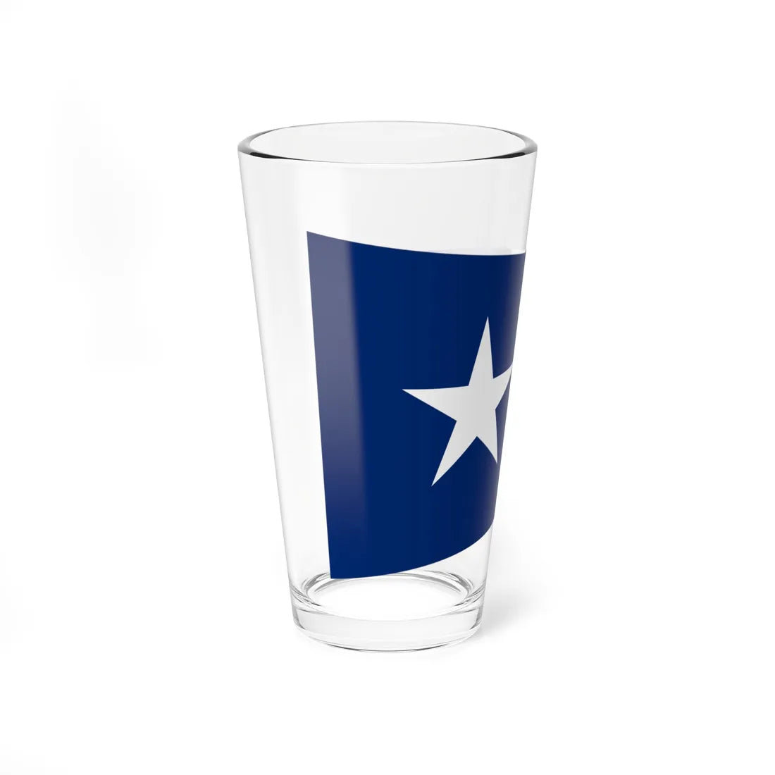 Texas Navy Broad Pennant of a Commodore (United States) Pint Glass 16oz - Go Mug Yourself