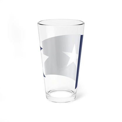 Texas Navy Broad Pennant of a Commodore (United States) Pint Glass 16oz - Go Mug Yourself