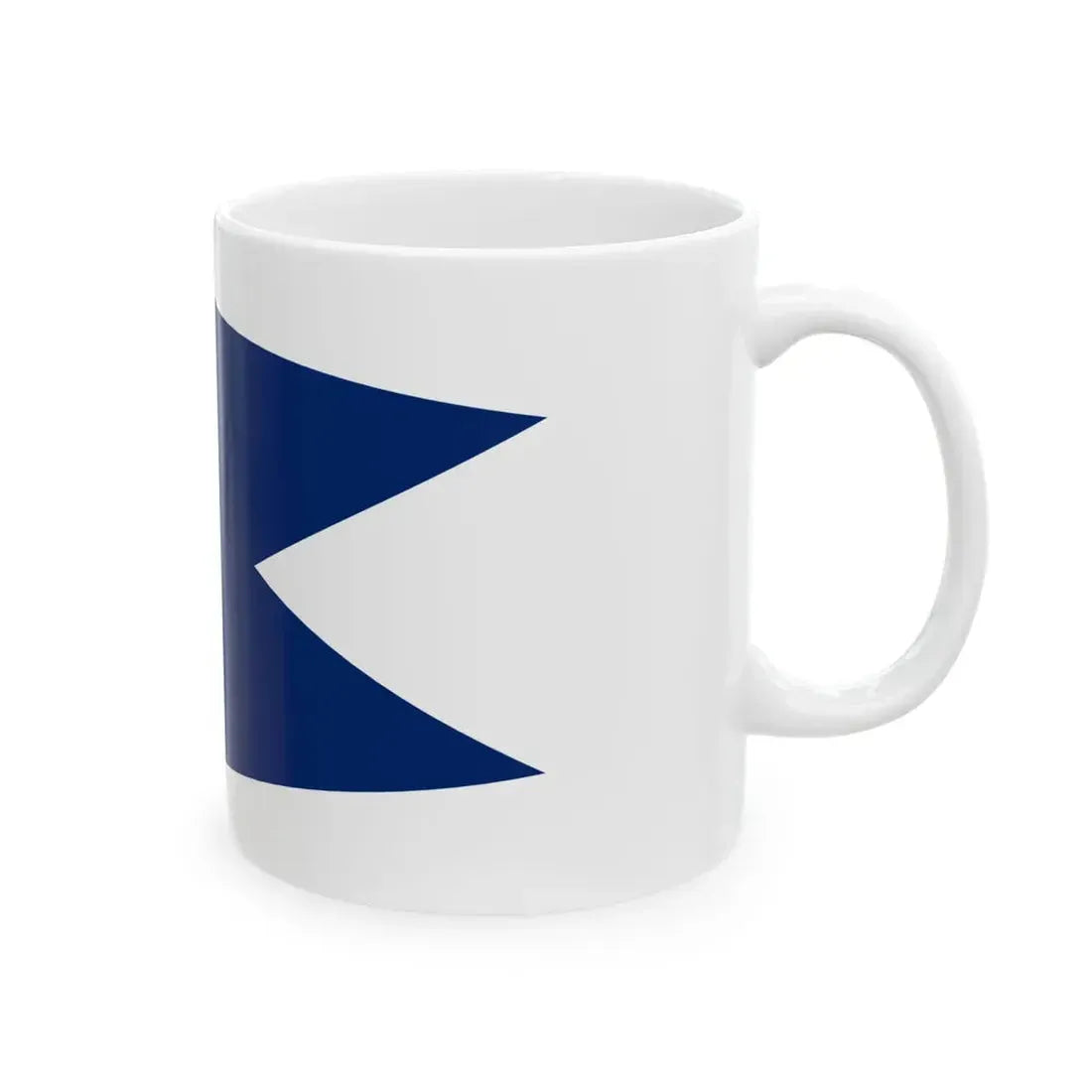 Texas Navy Broad Pennant of a Commodore (United States) White Coffee Mug - Go Mug Yourself