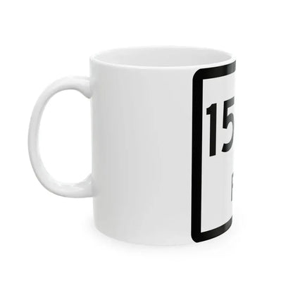 Texas PA 1502 (Texas) (Road Sign) White Coffee Mug - Go Mug Yourself