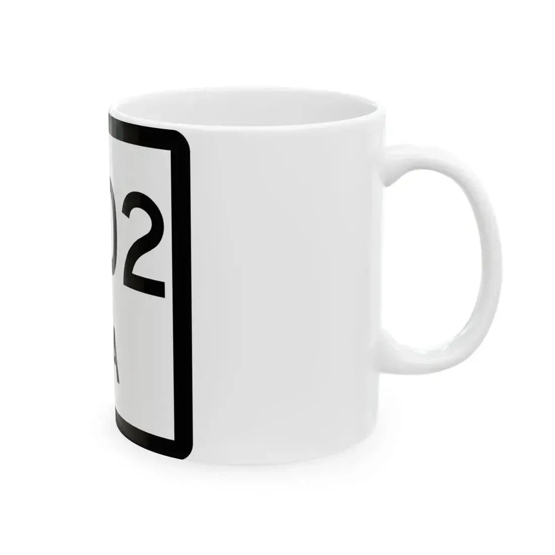 Texas PA 1502 (Texas) (Road Sign) White Coffee Mug - Go Mug Yourself