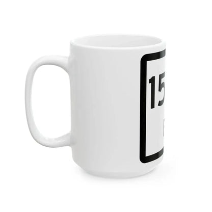 Texas PA 1502 (Texas) (Road Sign) White Coffee Mug - Go Mug Yourself